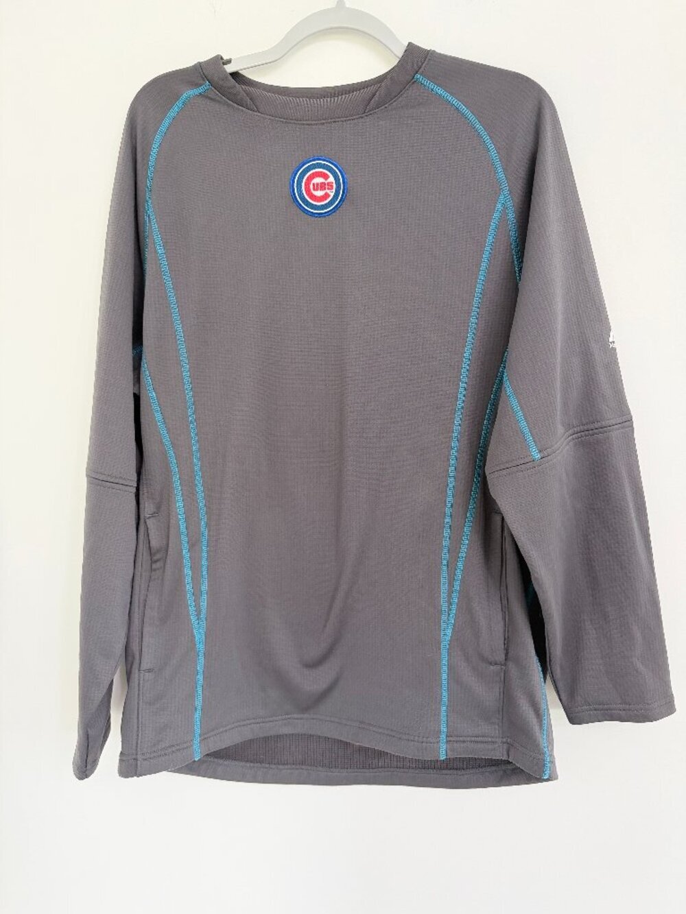 ⚾ Chicago Cubs Majestic Authentic Collection Long Sleeve Shirt Men’s Medium Gray